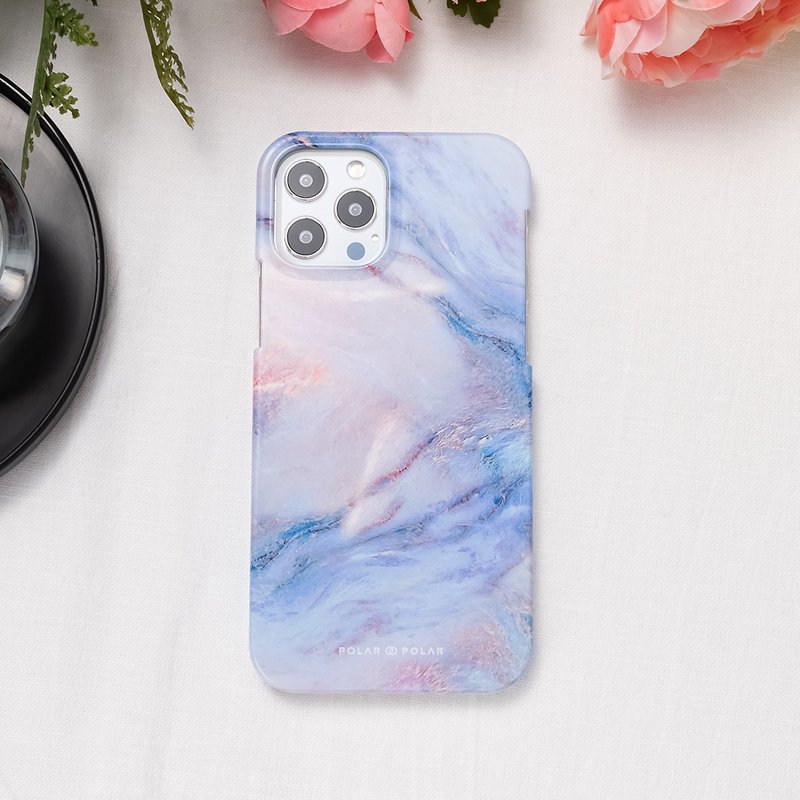 iPhone / Samsung 飘飘仙子纹云石纹 半包硬壳 手机壳【定制】 - 手机壳/手机套 - 塑料 蓝色