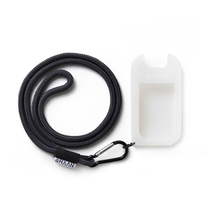 HAAN LANYARD 随身挂绳组合-黑色 (HNL-WN01) - 证件套/卡套 - 环保材料 黑色