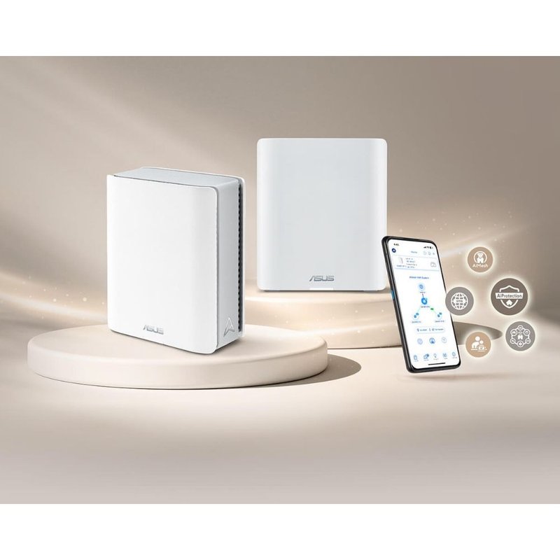 购华硕ZenWiFi BT8路由器(二入)【赠送英国HDMI线-价值2,650】 - 数码小物 - 其他材质 白色