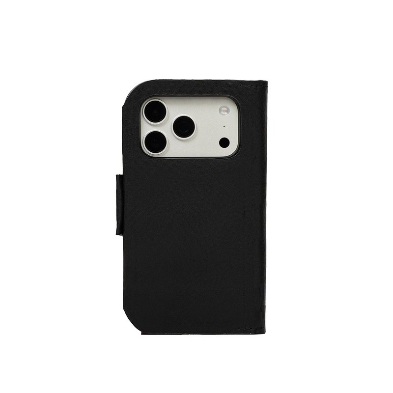 Leather Folio Case with MagSafe for iPhone 17 Series - Classic 5.0 - 手机壳/手机套 - 真皮 黑色