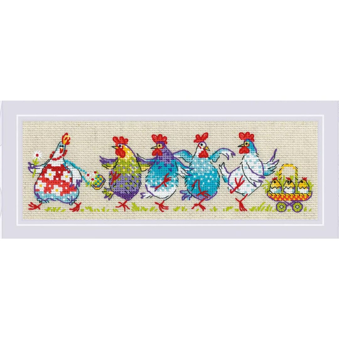 2266 - RIOLIS 十字绣材料包 - 咕咕鸡 - 编织/刺绣/羊毛毡/裁缝 - 其他材质 