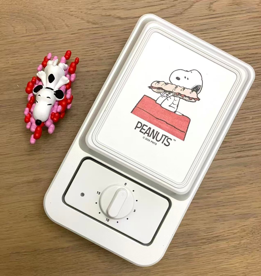 SNOOPY 原装正版多功能三文治窝夫机 (白色) - 其他小家电 - 其他材质 白色