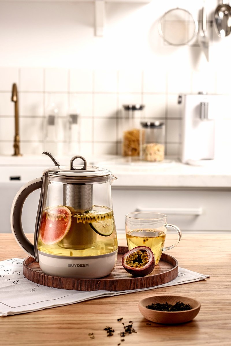BUYDEEM北鼎多功能烹煮壶 1.5L 美颜壶 - 厨房家电 - 玻璃 白色