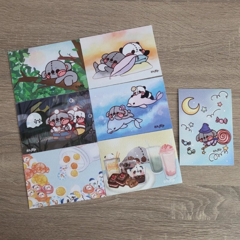 Vipstorey树熊|A6双面明信片 - 卡片/明信片 - 纸 多色