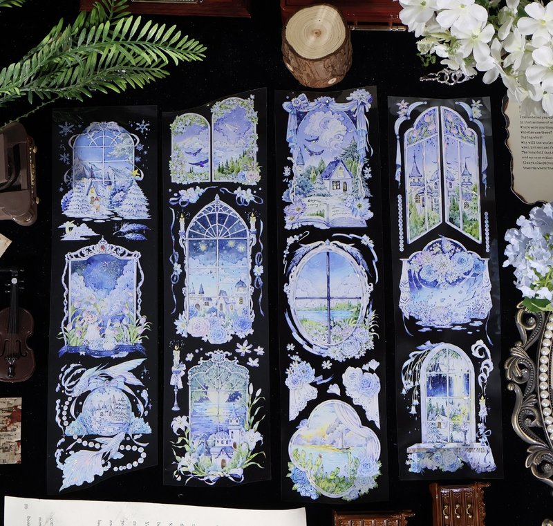 窗引梦世 PET 纸胶带 贝壳光 10米卷 - 纸胶带 - 其他材质 多色