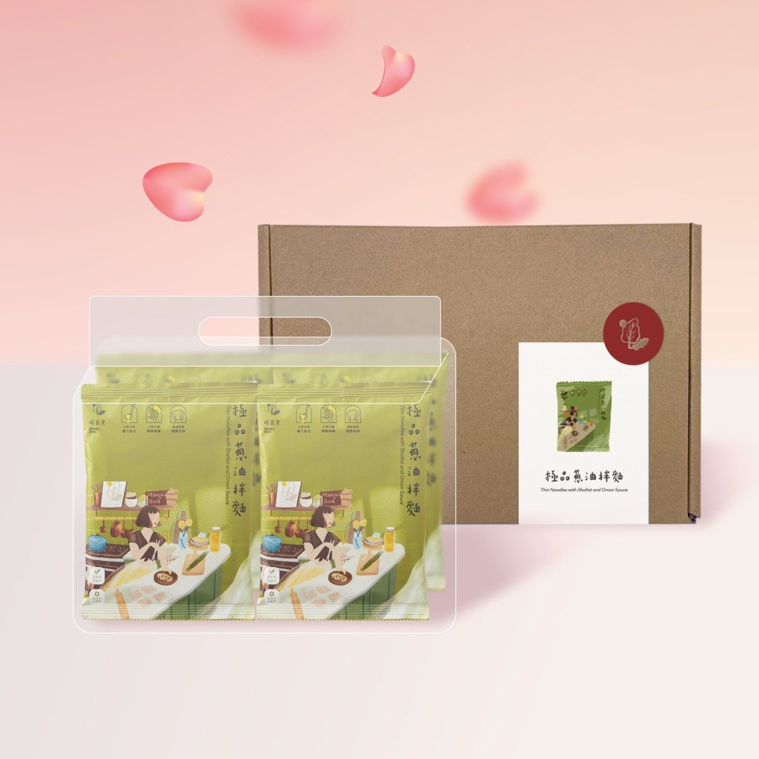 期间限定 : 暖食光极品葱油拌面礼盒 (4入) - 面/面线/米粉 - 其他材质 