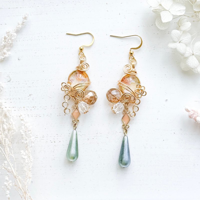 甘实之音 作品编号 106 - 耳环/耳夹 - 其他材质 金色