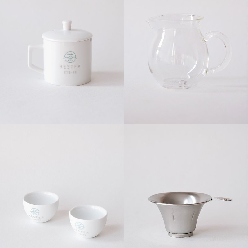 【天下第一好茶】好茶品鉴组 - 4 件组 - 茶具/茶杯 - 瓷 