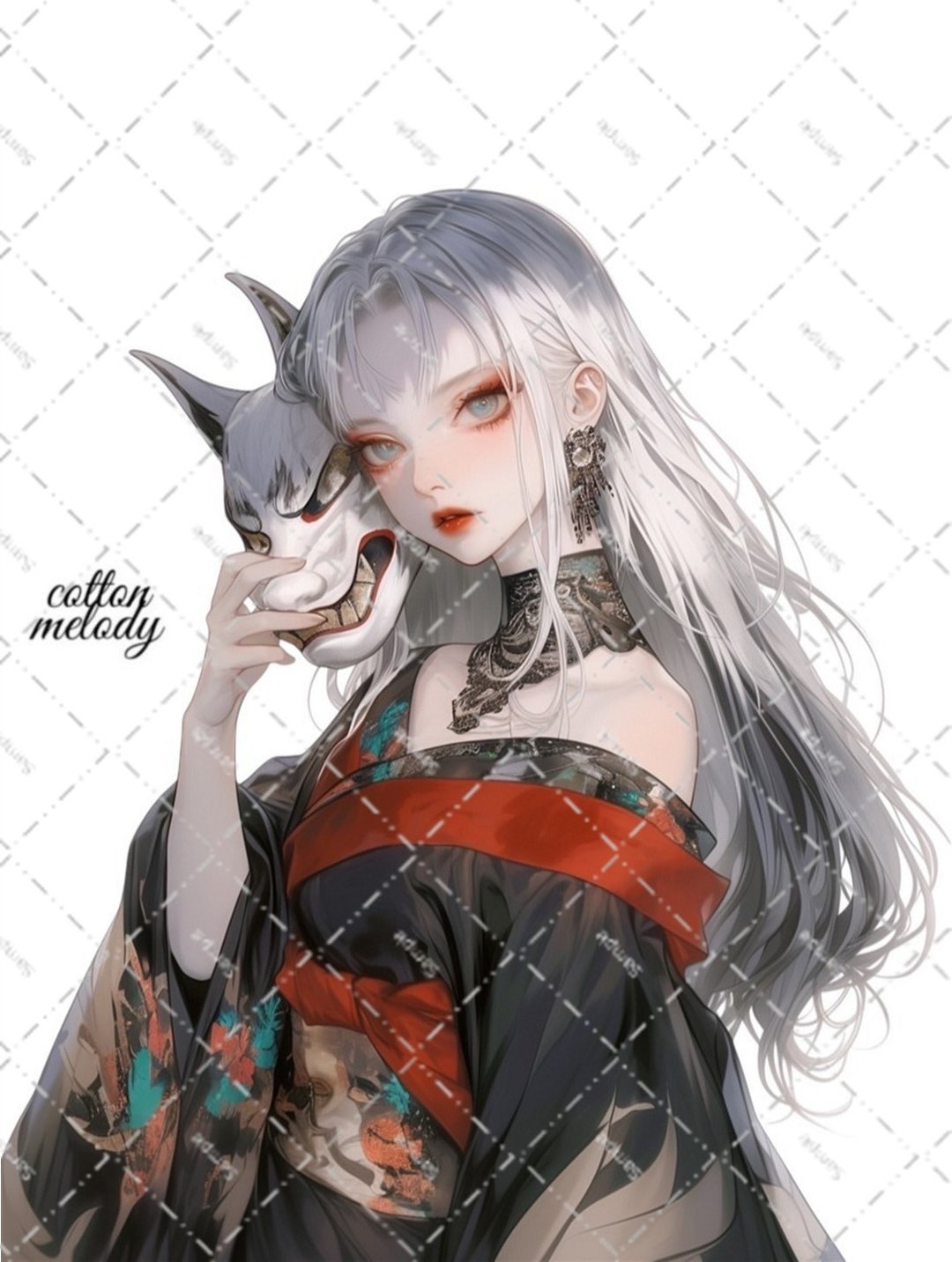 原创贴纸 No.5506 人物贴纸 原创贴纸 人物贴纸 女孩贴纸 原创人物贴纸 - 贴纸 - 纸 