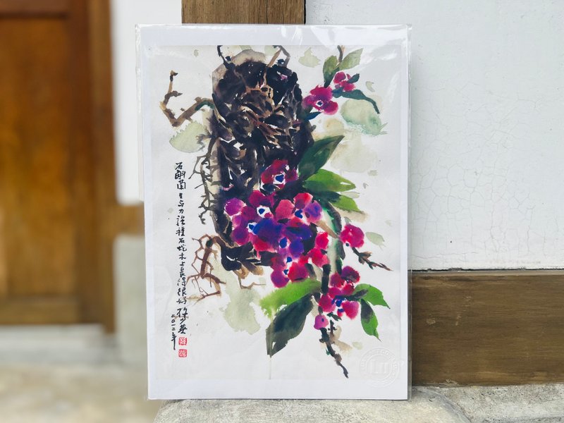 兰花艺术微喷-石斛兰(蛇木) - 海报/装饰画/版画 - 纸 多色