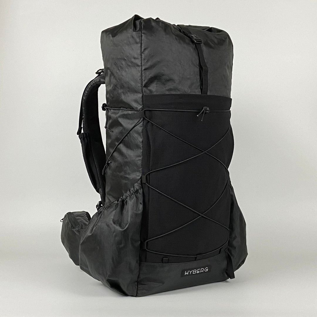 【HYBERG】ATTILA ECO Ultralight backpack  50L - 露营用品 - 其他材质 黑色
