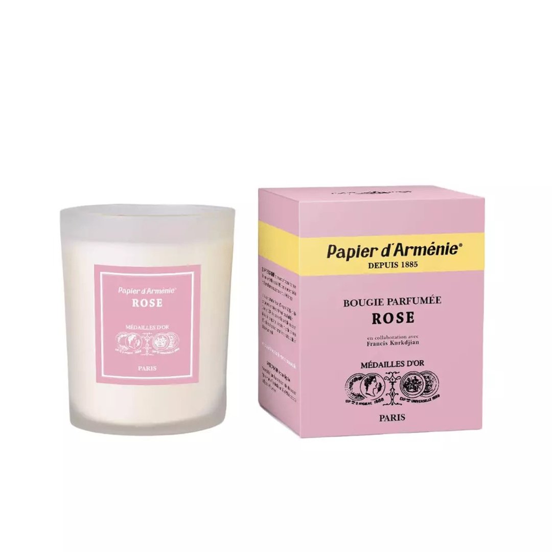 法国 Papier d'Armenie 香氛蜡烛 (Rose 玫瑰) - 蜡烛/烛台 - 蜡 