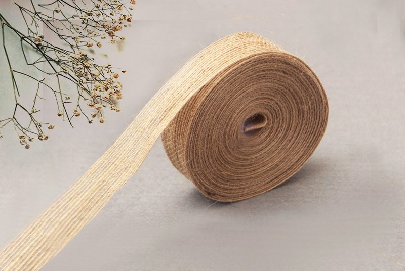 DIY配件/2.5 cm亚麻织带3码 - 金工/饰品 - 棉．麻 