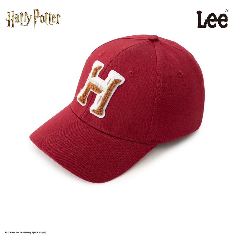 Harry Potter Collection 霍格华兹字母H 灯心绒棒球帽 暗红 - 帽子 - 棉．麻 红色