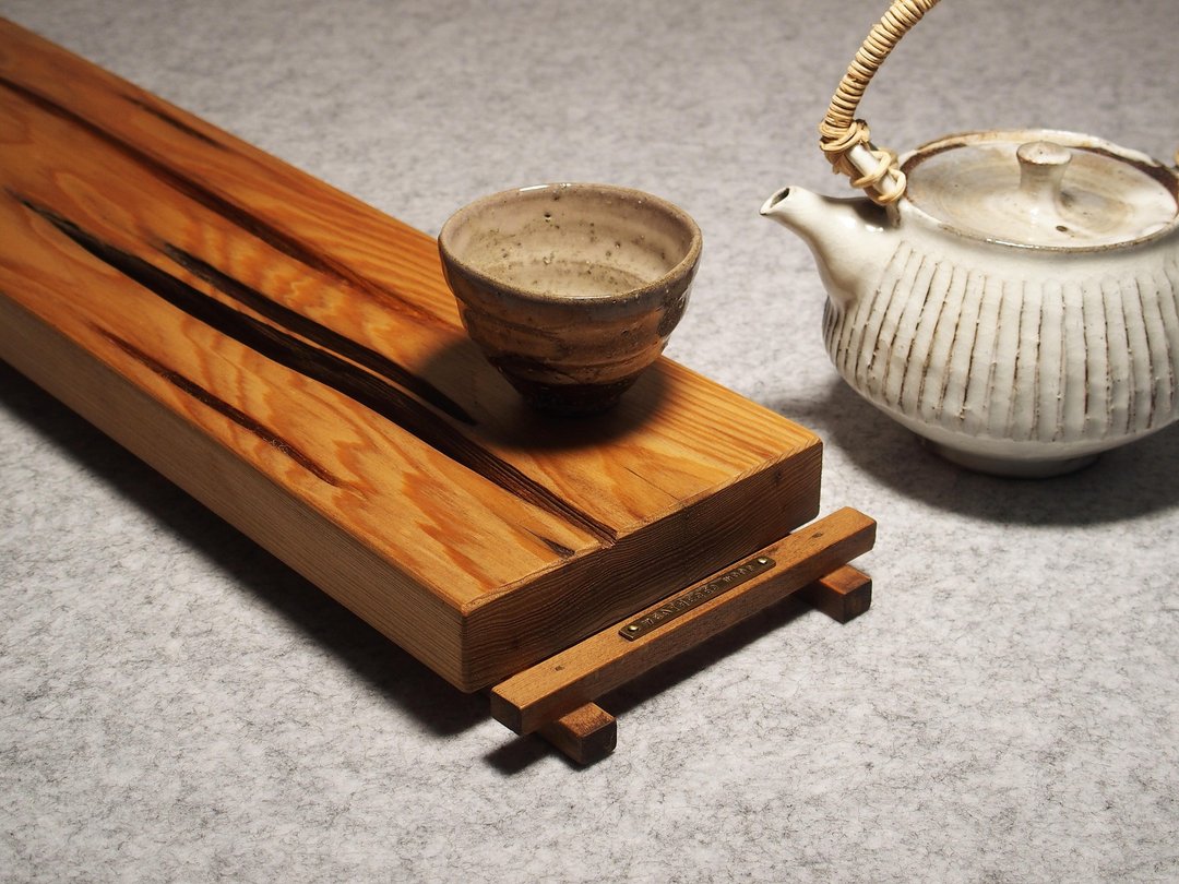 风化桧木植盘 WEATHERED WOOD -岩选3号 - 植栽/盆栽 - 木头 咖啡色