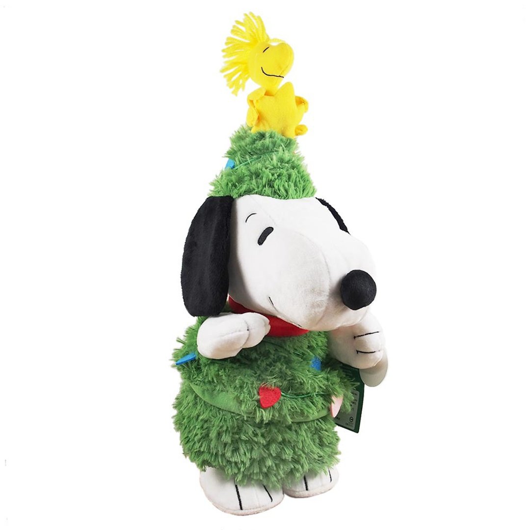 Snoopy声光绒毛-史努比扮圣诞树【Hallmark-Peanuts圣诞节礼品】 - 玩偶/公仔 - 其他材质 多色