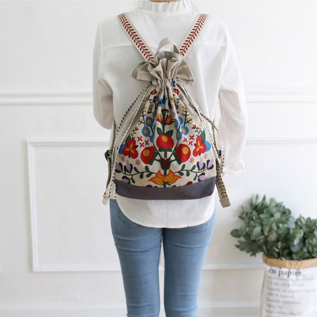 handmade womens backpacks cute bags  - 后背包/双肩包 - 其他材质 多色