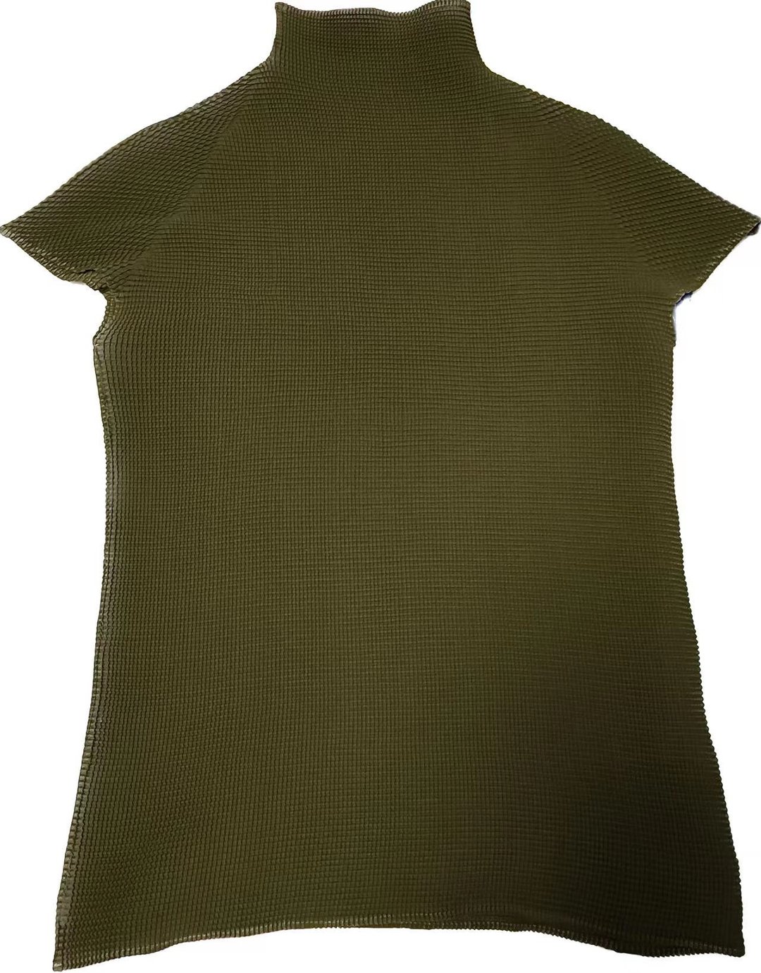 Issey Miyake 三宅一生 中古褶皱 - 女装 T 恤 - 其他材质 绿色