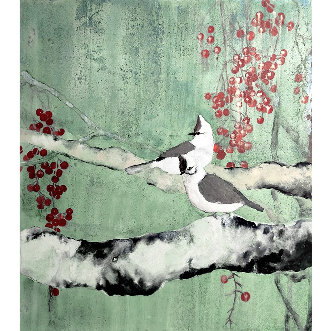 幻境__胶彩/手绘/31x35cm - 海报/装饰画/版画 - 木头 绿色