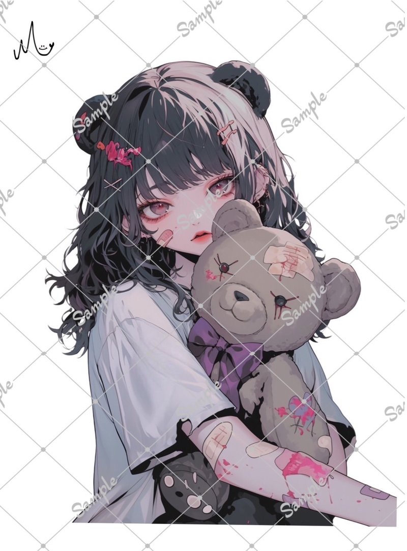 原创人物贴纸 - 贴纸 - 纸 