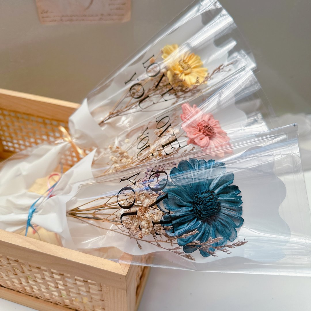 青春毕业季 | 非洲菊花束、毕业花束、小花束、干燥索拉花花束 - 干燥花/捧花 - 植物．花 多色