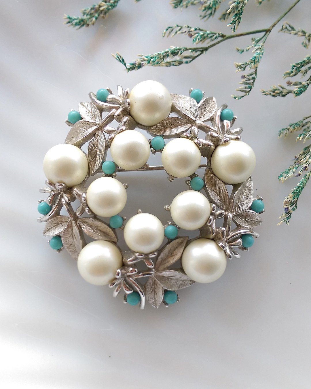 Vintage Jewelry  SARAH COV Alaskan Summer 系列 别针 胸针 - 徽章/别针 - 其他金属 金色