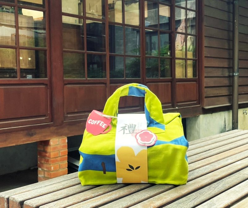 彩绘新年 - 2025精品咖啡滤挂式春节礼盒20入 - 彩绘手拎包 - 咖啡 - 其他材质 