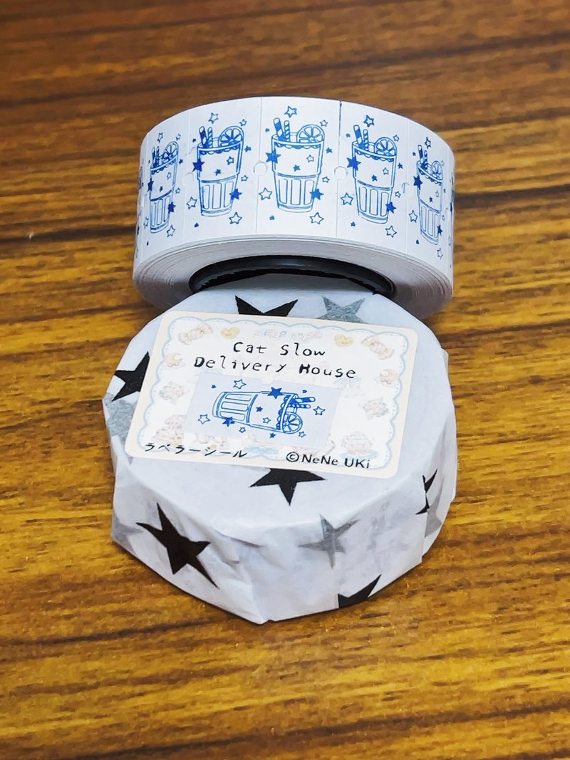 柠檬杯　NENEUKI的标签贴纸 - 贴纸 - 纸 