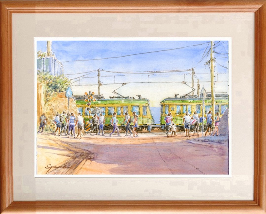 Original watercolor slam dunk sanctuary - 海报/装饰画/版画 - 纸 绿色