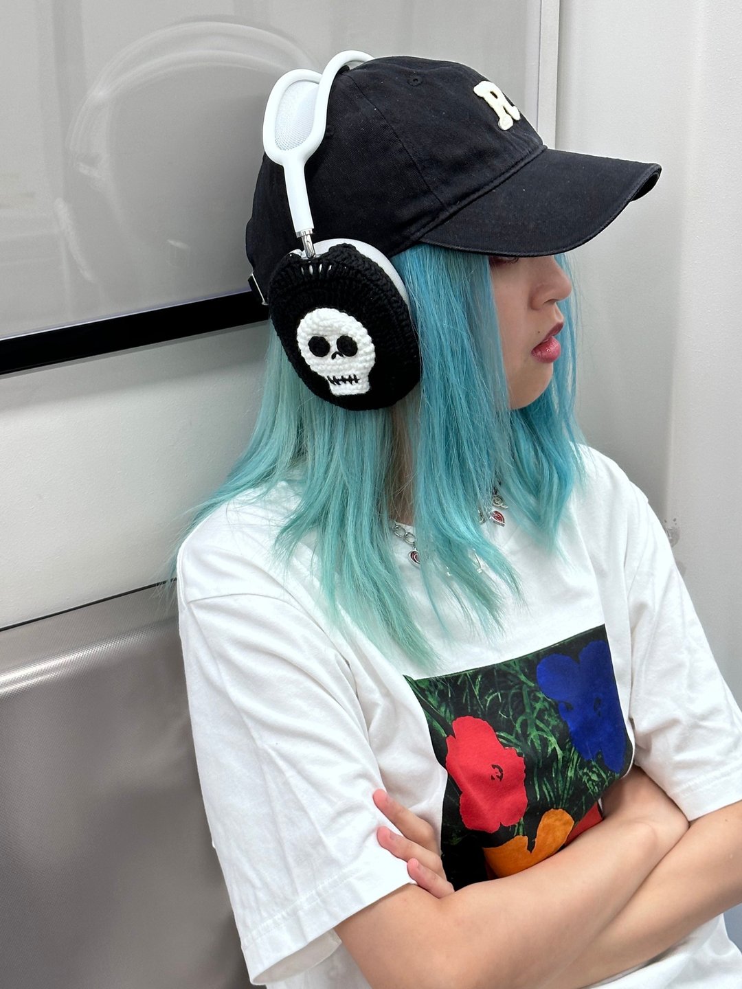原创设计时尚骷髅头AirPod Max 保护套 索尼 XM5 头戴式耳机 - 耳机 - 其他材质 