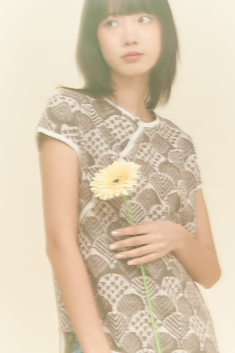 美美上衣棕 - 女装上衣 - 棉．麻 卡其色