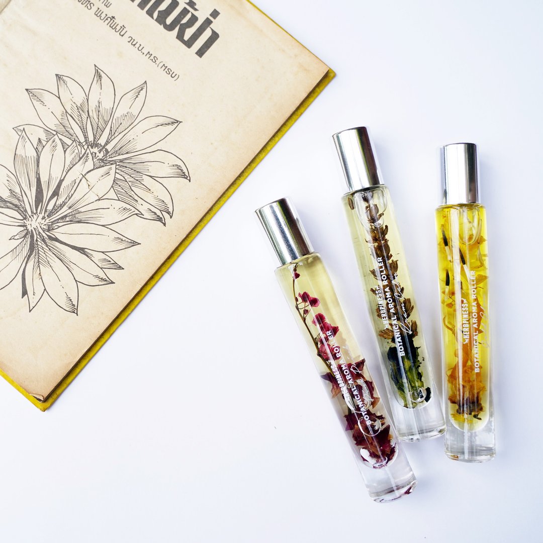 BOTANICAL AROMA ROLLER - 香水/香膏 - 精油 透明