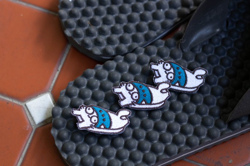 好的刺绣徽章 - 徽章/别针 - 绣线 蓝色