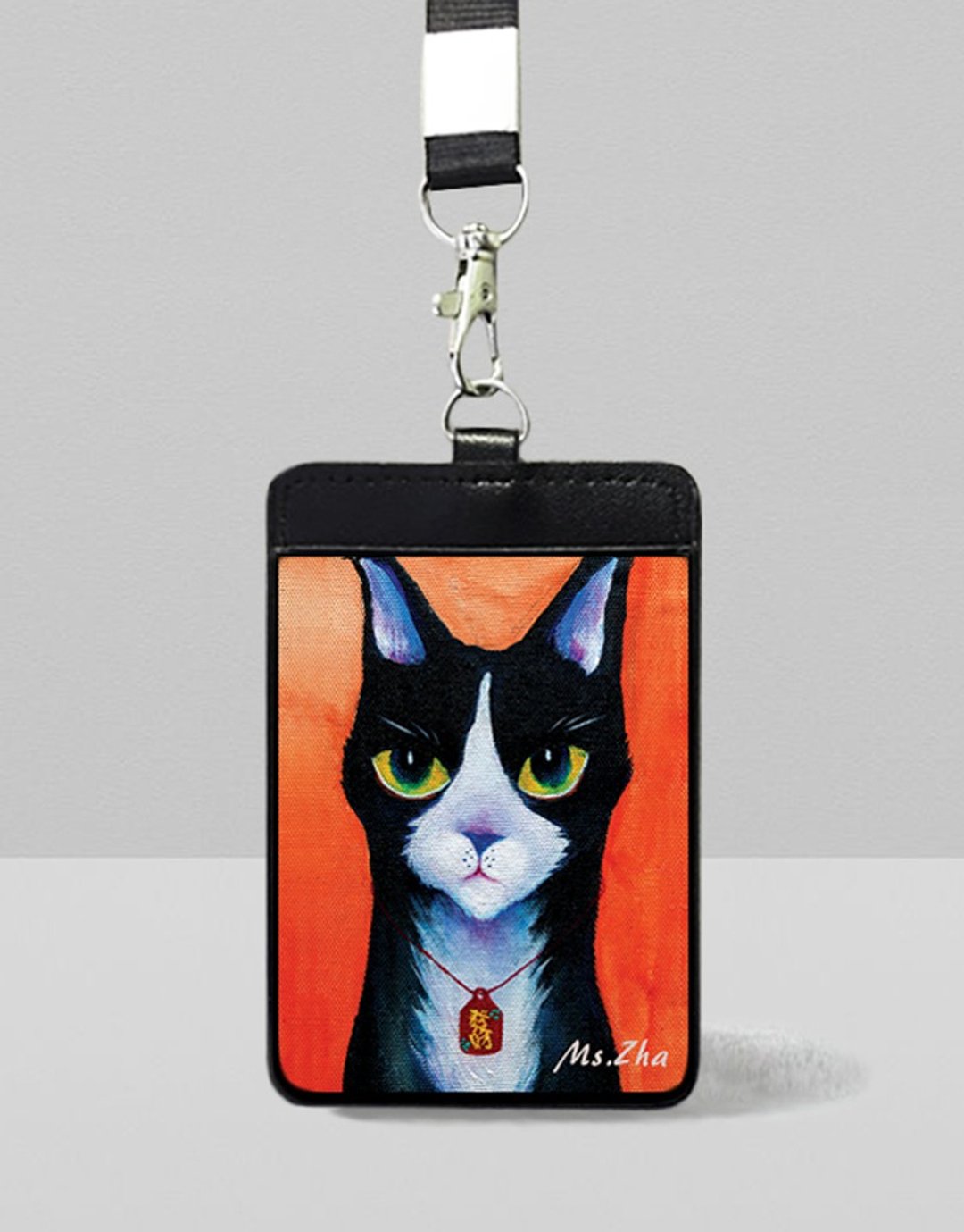 识别证套\发财猫\加送狗狗猫猫明信片一张(随机) - 证件套/卡套 - 人造皮革 