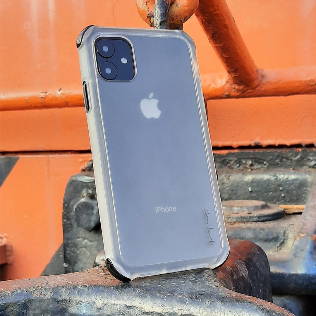 NavJack│ iPhone 11 (6.1寸) 双重堡垒抗摔吸震保护壳 - 手机壳/手机套 - 塑料 白色