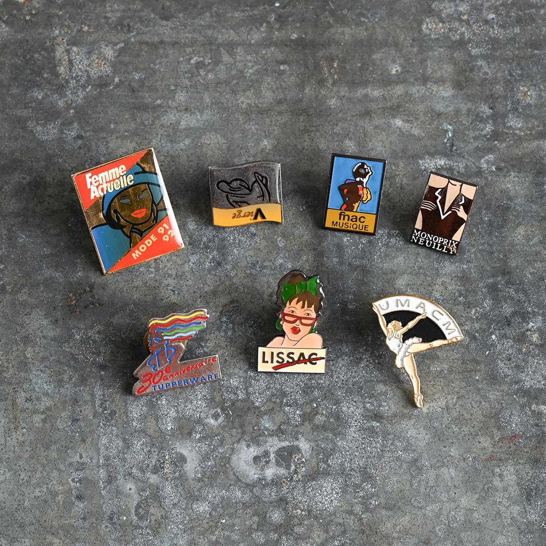 Vintage Pins 复古别针 / 古董别针、限量徽章胸针、古董徽章 - 徽章/别针 - 其他金属 多色