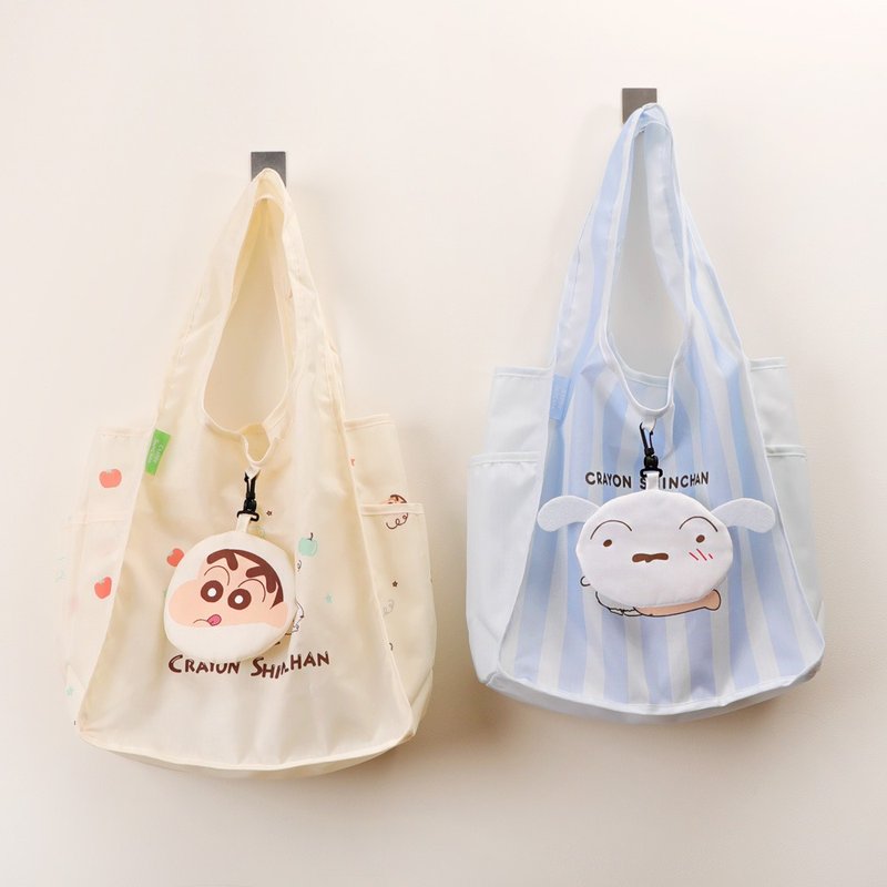 蜡笔小新肩背型环保购物袋-滑翔伞布Eco Bag 环保袋 折叠购物袋 - 行李箱/行李箱保护套 - 聚酯纤维 多色