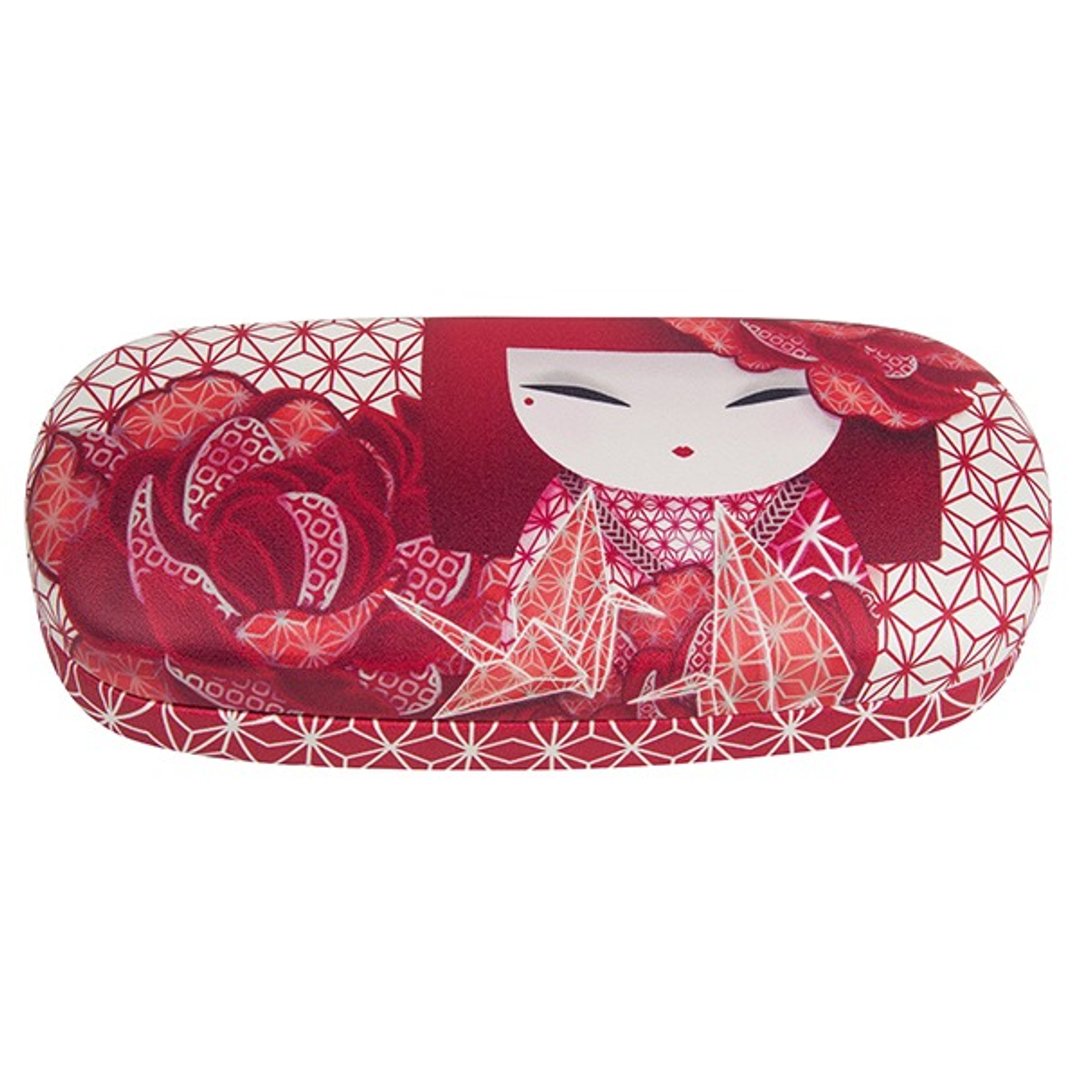 眼镜盒-Kazuna 珍惜朋友【Kimmidoll 眼镜盒】 - 眼镜盒/眼镜布 - 其他材质 红色
