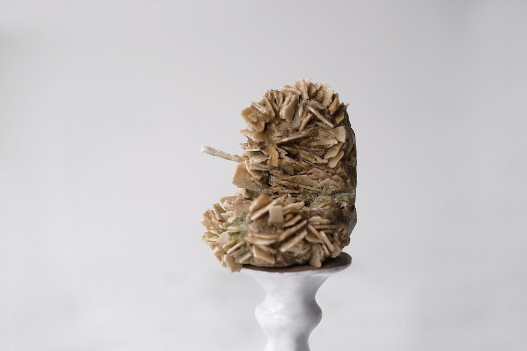 片状石砾矿石方解造型香氛蜡烛 - 蜡烛/烛台 - 蜡 多色