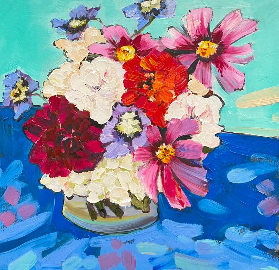 花卉画原创油画静物马蒂斯灵感墙壁装饰 - 墙贴/壁贴 - 其他材质 