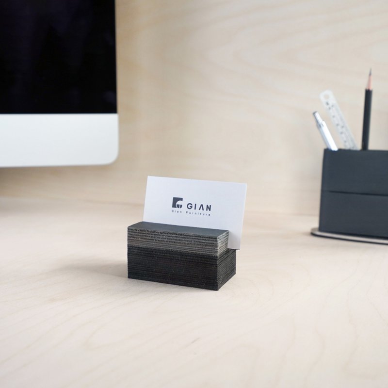 Cube皮革名片架 | 名片座 | 明信片 |长款 | 多色 - 名片架/名片座 - 真皮 