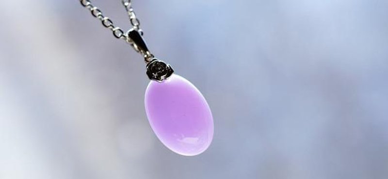 [Made to order] Lavender illusion - 项链 - 其他金属 