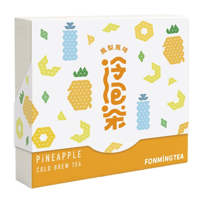 凤梨冷泡茶12入盒装 Pineapple Cold Brew Tea Bags 风味冷泡茶包 - 茶 - 其他材质 