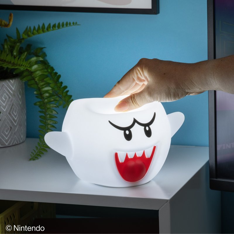 【全球首发】Super Mario Squishy Glo 柔软可挤压Q版造型拍拍灯 - 灯具/灯饰 - 塑料 白色