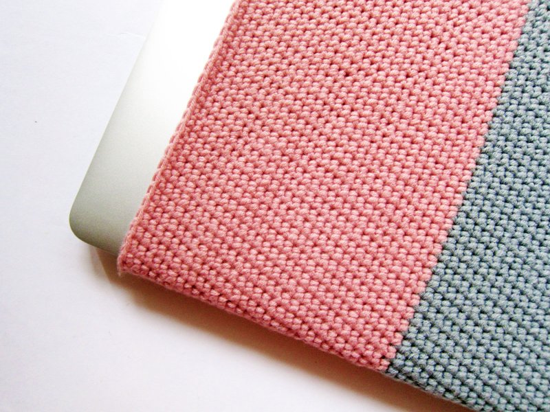 笔电 平板 macbook 保护套 钩针保护套 100%棉毛线手钩针 编织 - 平板/电脑保护壳 - 棉．麻 多色