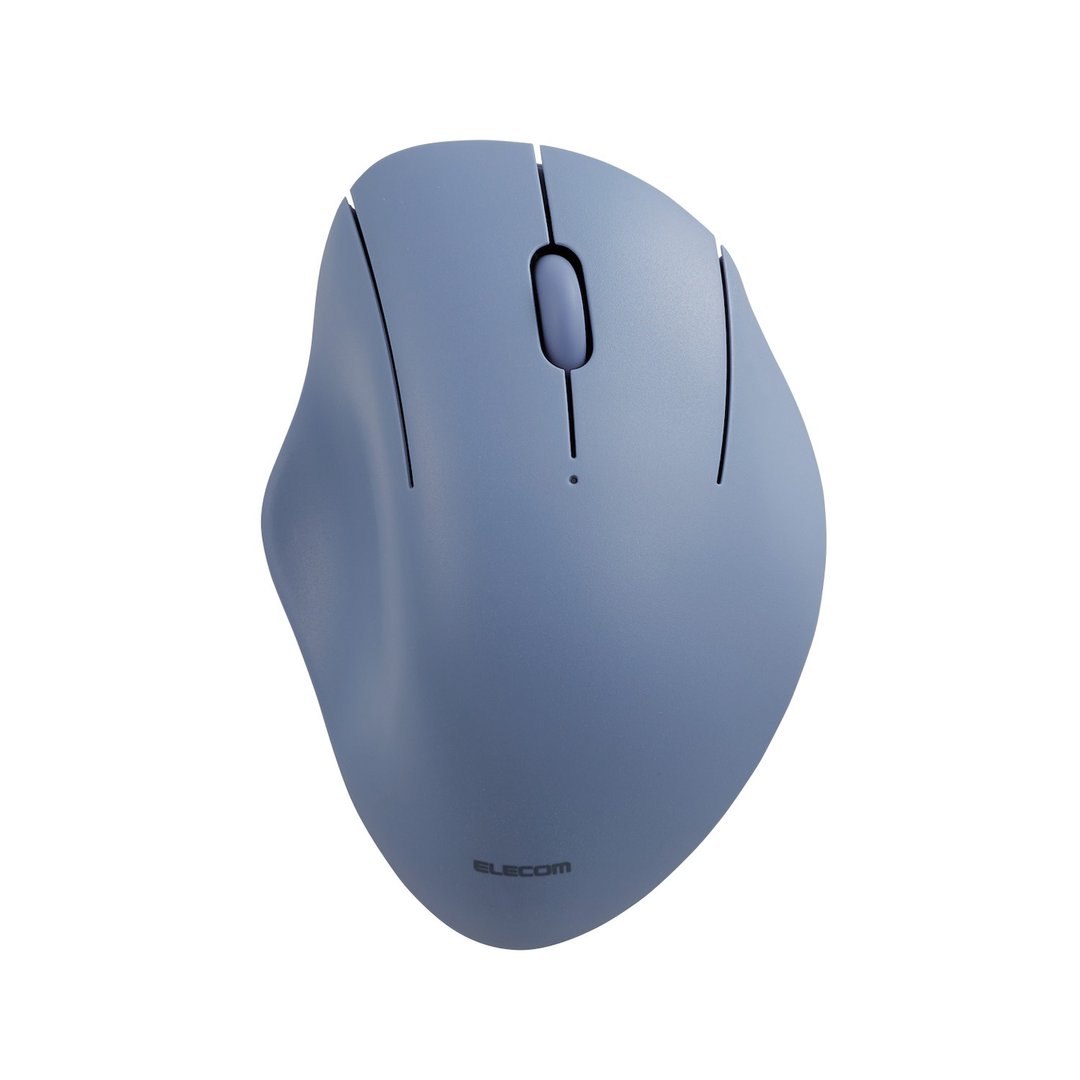 ELECOM Shellpha 静音双模 3 键鼠标-蓝 M - 电脑配件 - 其他材质 蓝色