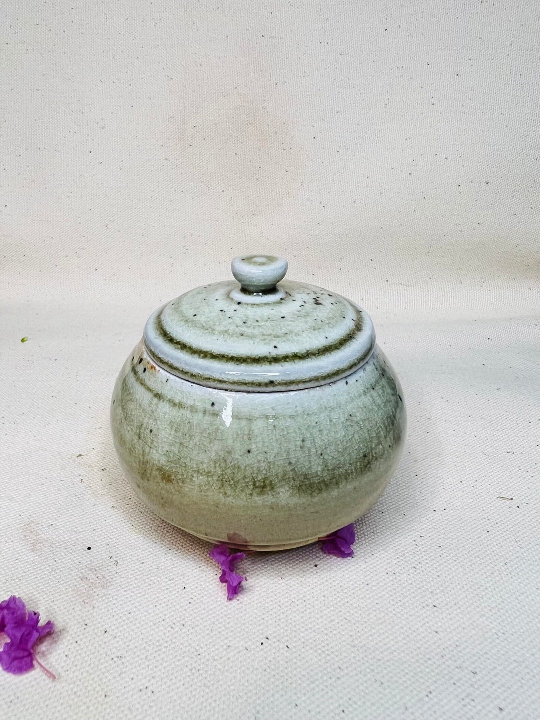 【父亲节礼物】柴烧手工小茶仓/柴烧落灰茶仓/柴烧茶仓/叶良 - 茶具/茶杯 - 陶 