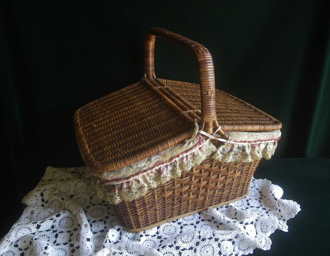【老时光 OLD-TIME】早期台湾制野餐篮 - 收纳用品 - 其他材质 