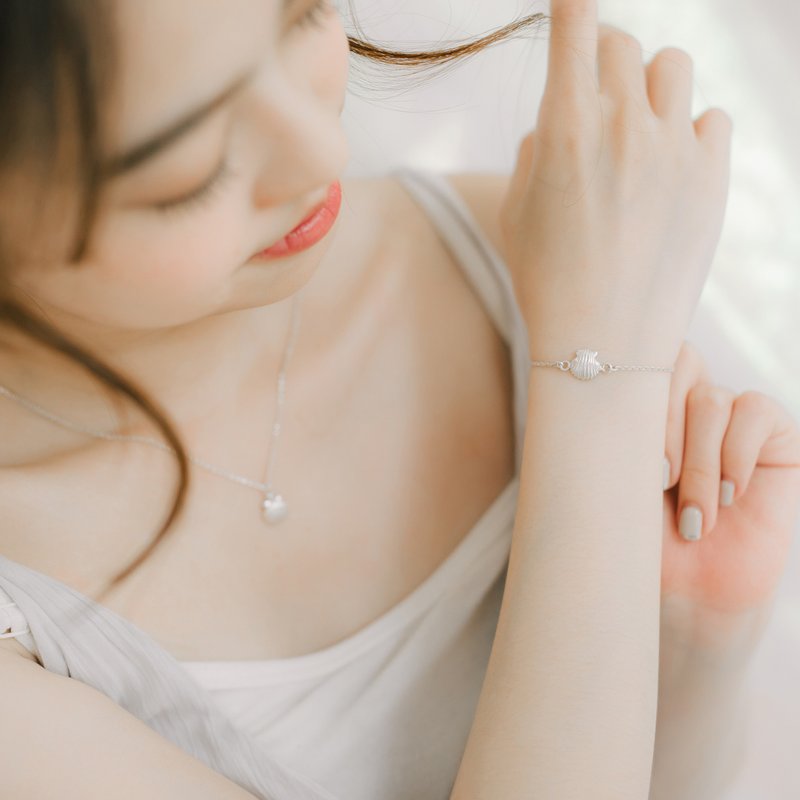 贝壳手链 - 手链/手环 - 其他金属 灰色