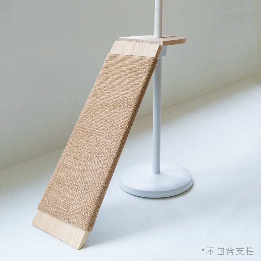 猫抓斜坡 | 各年龄的猫咪都能轻松上跳台 - 抓板/跳台 - 棉 卡其色